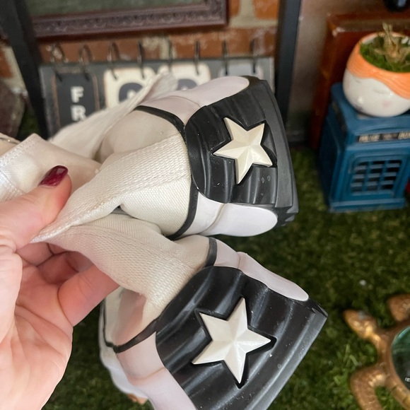 Converse Run Star Hike Hi Women Shoes Sneakers high tops White 100% Authentic - Picture 8 of 12